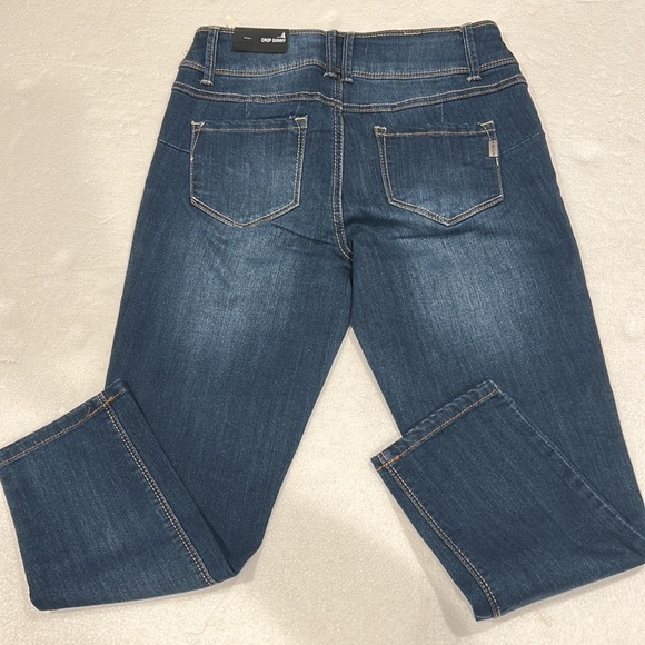 1822 Denim Zig Vintage Crop Skinny Jeans size 4 New with Tags - Picture 2 of 4